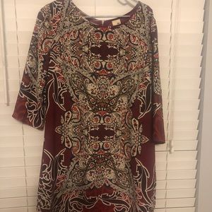 Bohemian Shirt Dress - NWOT